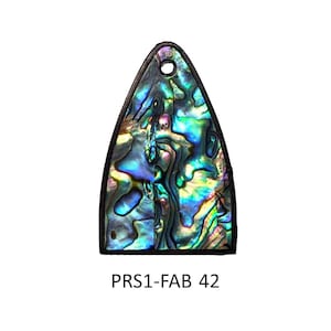 PRS Guitar Truss Rod Cover Abalone Inlay for PRS1 PRS-SE Acoustic & Electric Guitars - Solid Rosewood Beveled Edges
