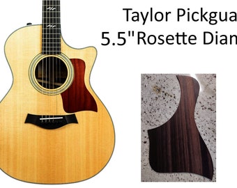 Taylor Pickguards- Choice of Wood  (Fits 5.5" Diameter Rosette)