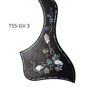 Pickguard Fits Taylor Guitars Grape Vine Custom Pickguard Wood Guitar Pickguard Guitar Accessories Guitar Parts T55