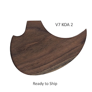 Acoustasonic Telecaster (Player) Pickguard | Solid Wood | Custom Guitar Part V7-KOA2