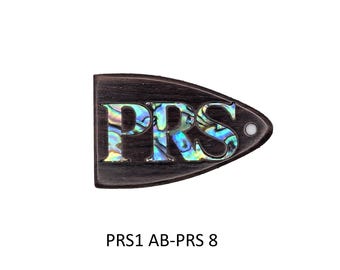 PRS Guitar Truss Rod Cover with White Mother of Pearl or Colorful Abalone Inlay
