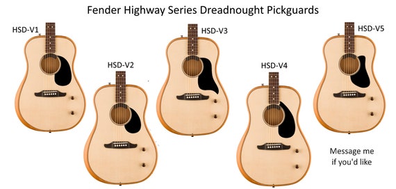 Fender Highway Series Dreadnought Guitar Pickguards - Etsy Fender Highway Series Dreadnought Guitar Pickguards - Etsy