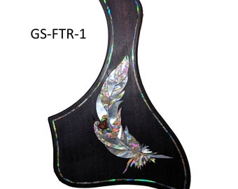 Taylor GS Mini Pickguard w/ Mother of Pearl Inlay Feather