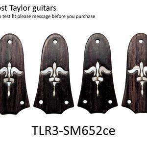 Fits Taylor Guitar Truss Rod Cover Taylor 652ce Fretboard Design Mother of Pearl Inlay Truss Rod Cover Guitar Accessories Guitar Parts