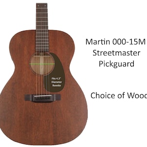 Pickguard Fits Martin 000-15M Streetmaster Guitar Bolivian Rosewood Pickguard Guitar Parts