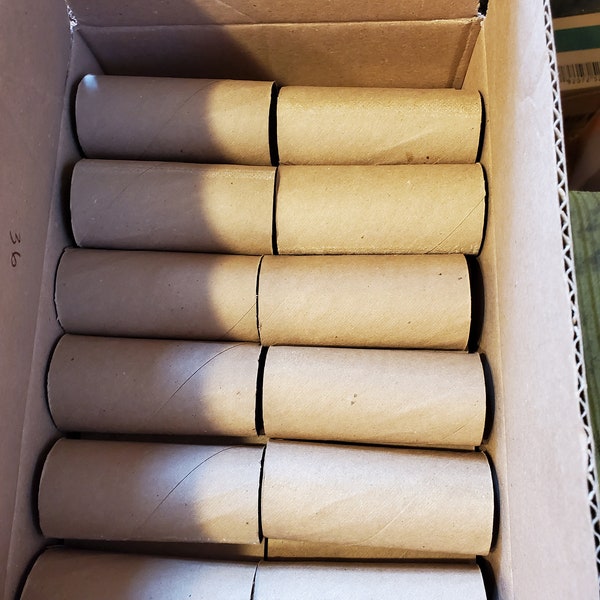 Cardboard toilet paper tubes for crafts