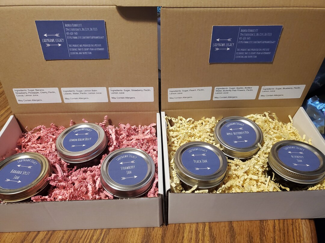 Homemade Jam Sampler - Etsy