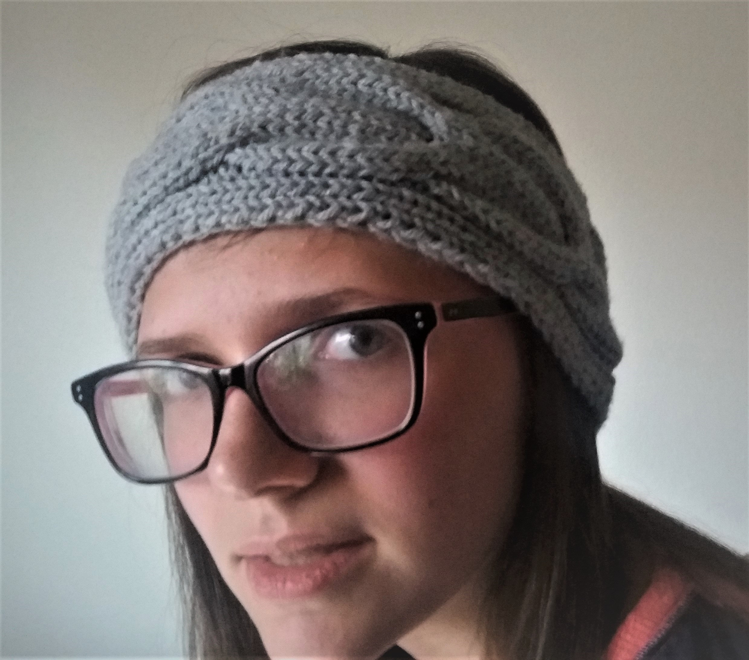 Double Cable Knit Headband Easy Knitted Headband Pattern Etsy