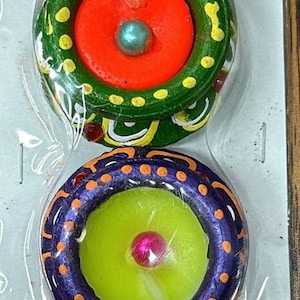 Pack of 12 Festive Matki Diyas Wax Diya Decorations Oil Lamp Diwali Lights Clay Diyas for Diwali Tea Light Holder Indian Wax Diya