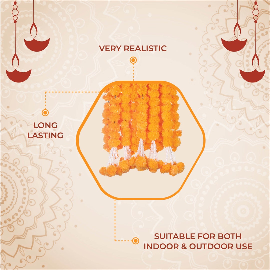 Pack of 5 Strings Diwali Decoration Day of the Dead Halloween Ofrenda ...