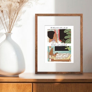 Rest Art Print, Much Needed Rest Print, Poster, Wall Decor
