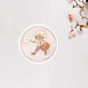 Bleuberri's Postal Sticker, Kawaii Sticker, Snail Mail Sticker