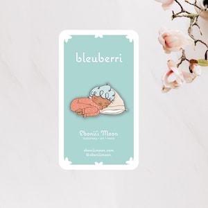 Bleuberri: Sleepy Bleu Acrylic Pin