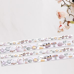 Tea Time Washi Tape, Tea Lovers Washi Tape