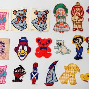 Patches Vintage Children's from 1950-60's NOS Unused Adorable