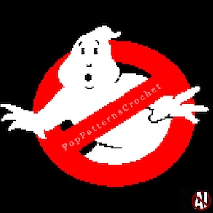 Ghostbusters Blanket Crochet Pattern Digital Download - Large and Small