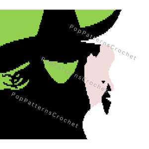 Wicked Musical Crochet Blanket Pattern Digital Download - Large
