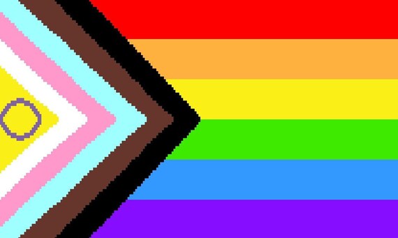 Pride Flag Blanket Crochet Pattern Digital Download Large and | Etsy