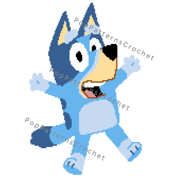 Bluey Yarn Pattern - Etsy UK