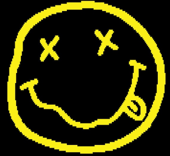 Nirvana Band Logo Blanket Crochet Pattern Digital Download - Etsy España