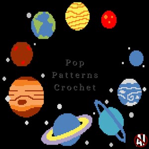 Solar System Blanket Crochet Pattern Digital Download - Large