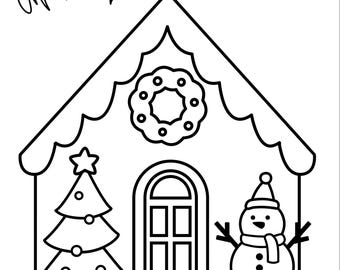 Christmas Coloring Pages| Christmas Coloring Book| Christmas Coloring Sheets| Winter Coloring Pages| Kids Christmas Coloring Pages