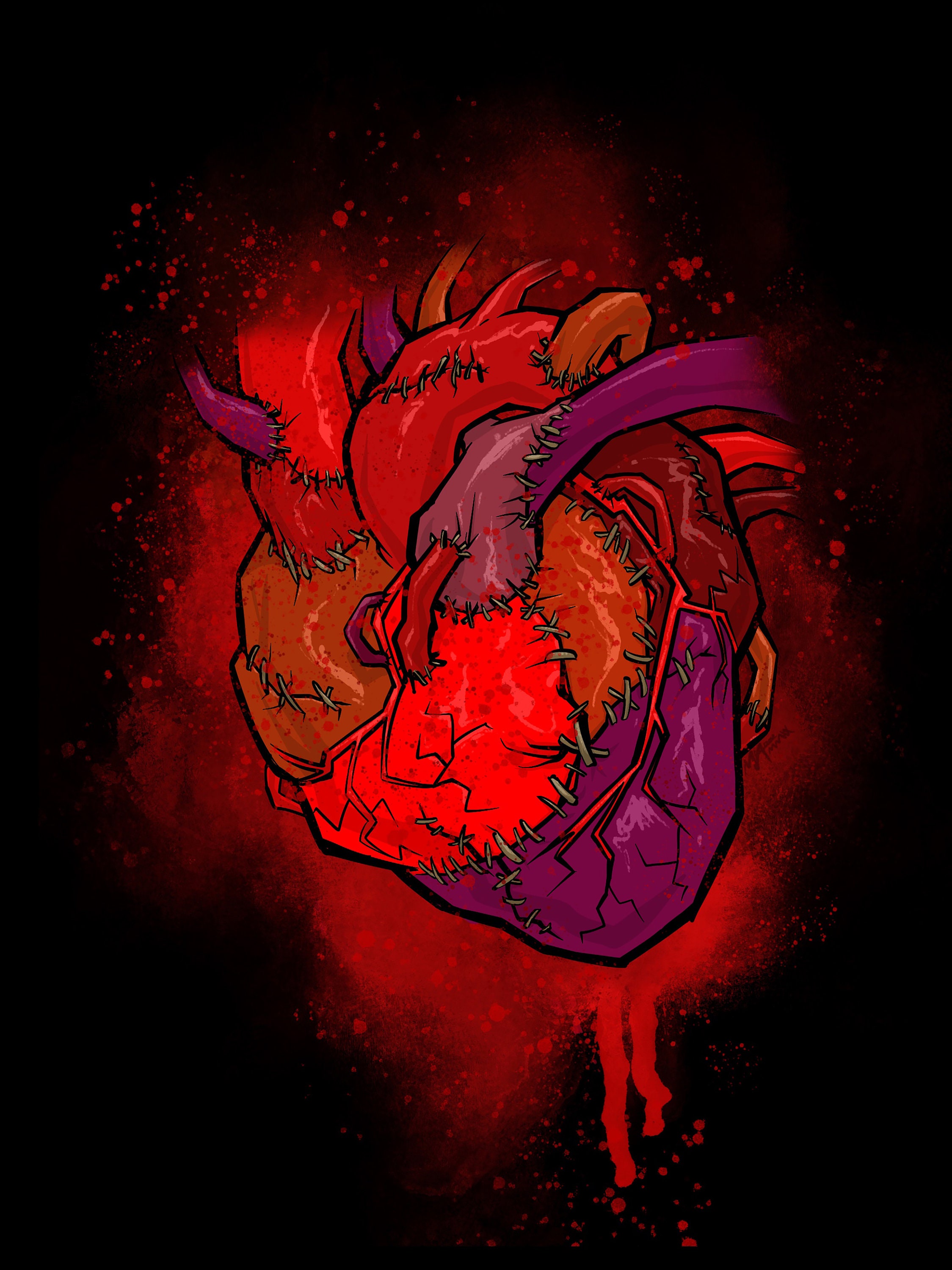 心臓の縫い目 デジタルダウンロード フランケンシュタイン 壊れた心臓