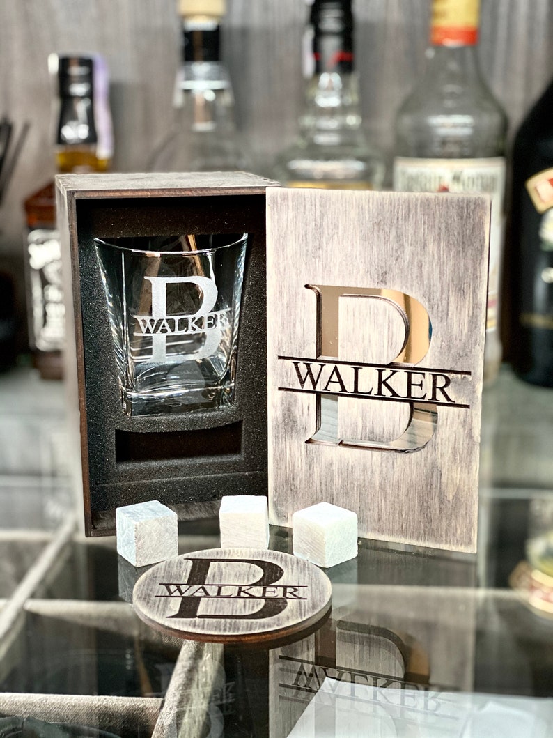 Personalized Gifts for Men Whiskey Glasses Bourbon Glasses Etsy