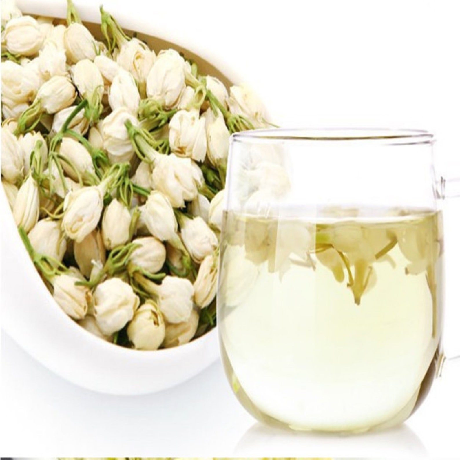 Dried Jasmine Flower Tea Whole Jasmine Flower Tea Jasmine Etsy