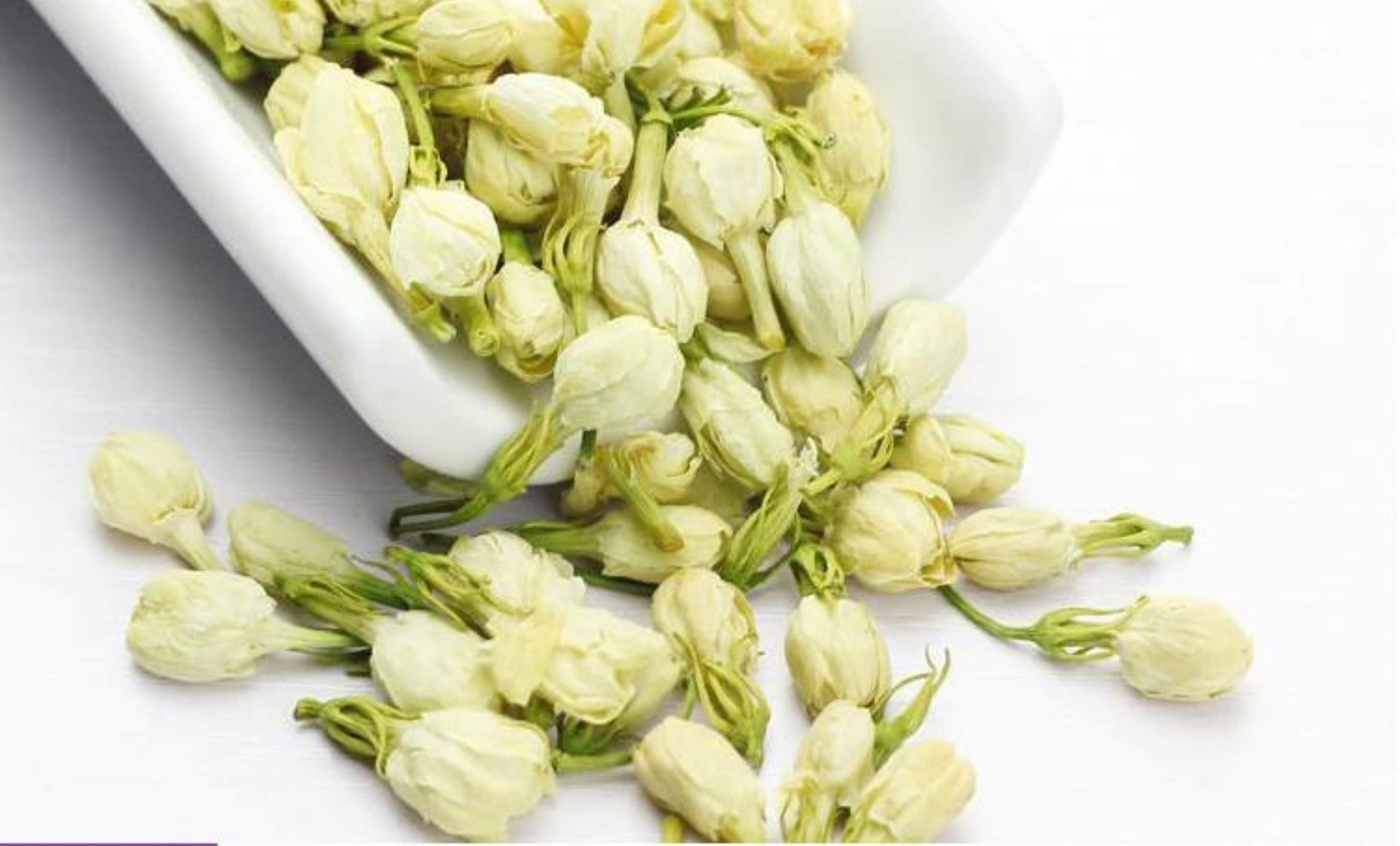 Dried Jasmine Flower Tea Whole Jasmine Flower Tea Jasmine Etsy