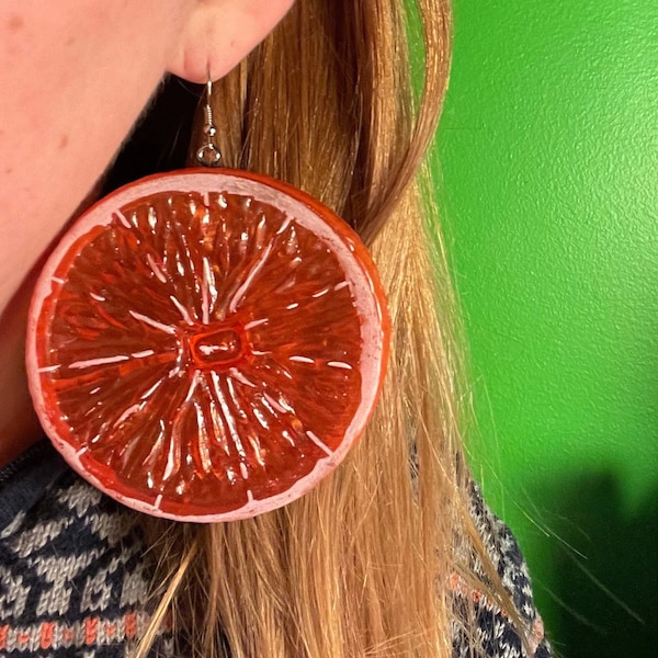 Grapefruit Earrings