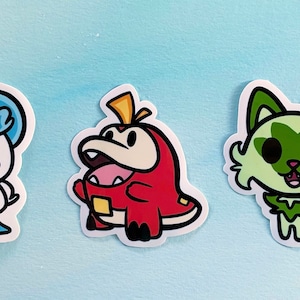 Scarlet/Violet Starter Vinyl Stickers 3&quot;