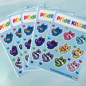 Stickervel Pride Kitties