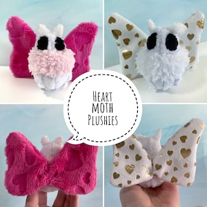 Llavero Polilla Corazón Peluche