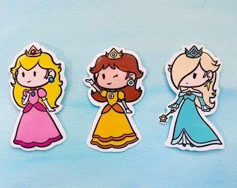Princess Vinyl Stickers 3"