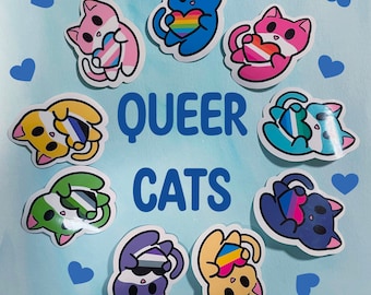 Queer Katzen Sticker
