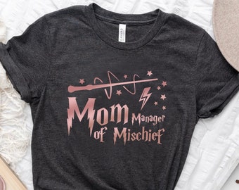 Manager of Mischief Mom Shirt: Magical Family Vacation Outfit