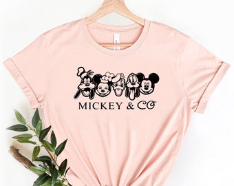Vintage Mickey & Co T-Shirt, Disney Family Vacation Tees