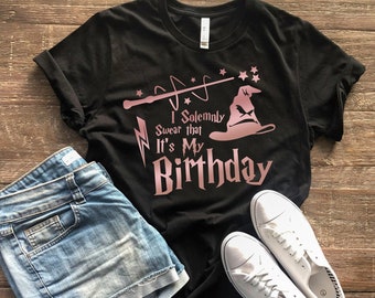 It's My Birthday T-Shirt: Wizard Party Tee