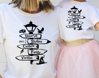 Custom Universal Studios Family Vacation Shirt: Matching Holiday Tee