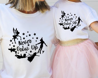 Peter Pan Family Vacation Shirt, Never Grow Up Disney Trip Tee