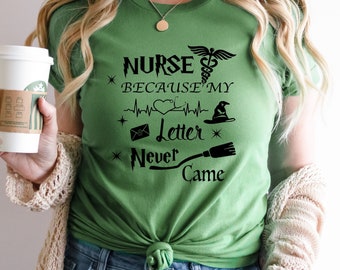 Funny Nurse T-Shirt: "My Letter Never Came" Nursing School Tee