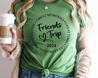 Friends Trip 2024 T-Shirt, Friend Vacation Outfit
