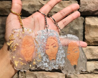 Black Girl Magic Keychain Positive Affirmation Unique Keychains Make a Statement Black Owned Business