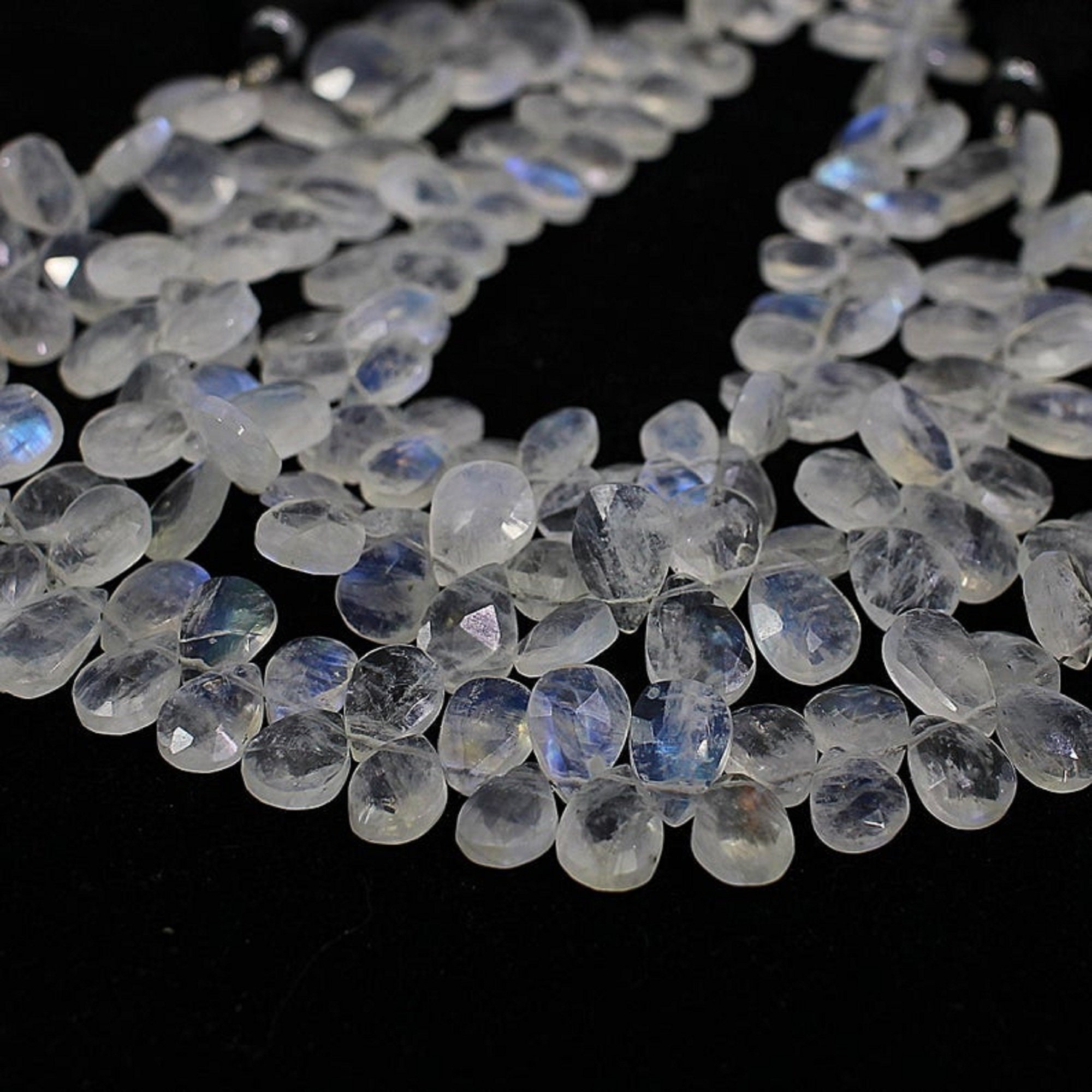briolletes Star Shape Beads Beads For Making Jewellery Natural Moonstone Faceted Star Shape beads Star Shape Beads Wholesale Supplier.