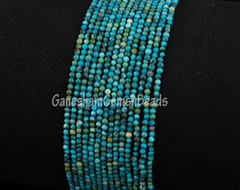 Natural Arizona Turquoise Faceted Rondelle Beads, Turquoise Faceted Beads,Turquoise Rondelle Beads,Arizona Turquoise Beads,Kingman Turquoise