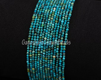 Natural Arizona Turquoise Faceted Rondelle Beads, Turquoise Faceted Beads,Turquoise Rondelle Beads,Arizona Turquoise Beads,Kingman Turquoise