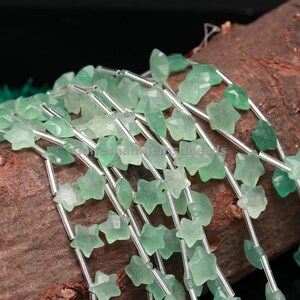 Natural Green Strawberry Quartz Faceted Carved Star Shape Briolette, 10 Pieces Faceted Strawberry Quartz Star Beads For Your Jewelry, Gift