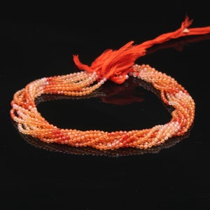 Mexican Fire Opal Beads, Mexican Fire Opal Faceted Round Beads 2-3 mm Mexican Fire Opal Beads Fire Opal Rondelle Beads Opal Beads Strand