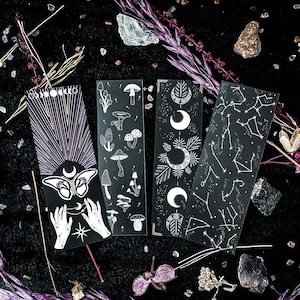 Bookish Witchy Bookmarks